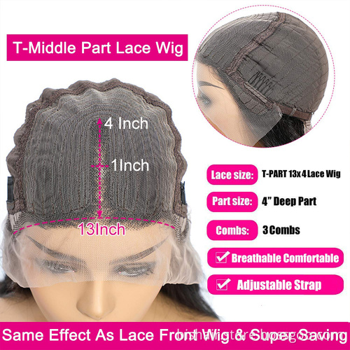 Front Lace Wig Real Human Hair Kinky Curly Hair Real Human Hair Brazilian Wet Waves HD Lace Front Wig 150% Density Natural Black